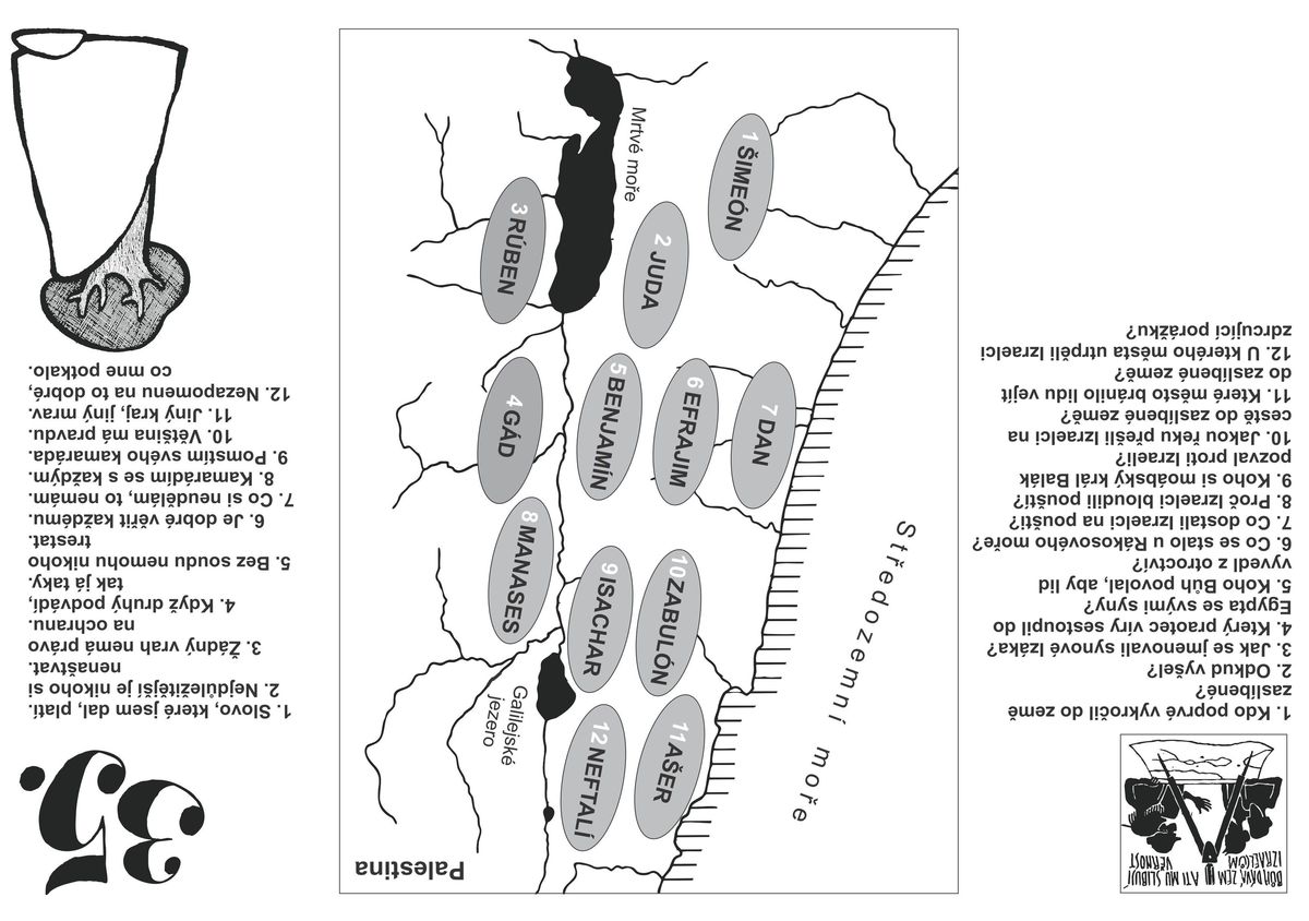 Pracovní list – Izrael se ujímá země zaslíbené - st