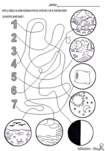 Pracovní list - Stvoření světa pracovní list