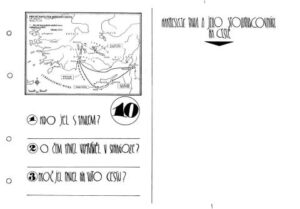 Pracovní list - První misijní cesta