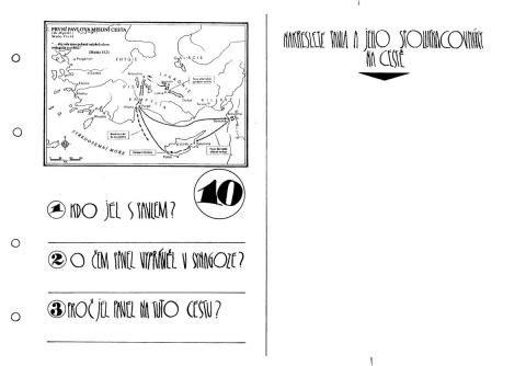 Pracovní list – První misijní cesta