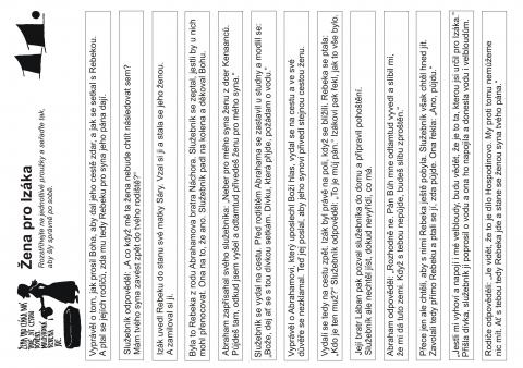 Pracovní list – Izák a Rebeka - st