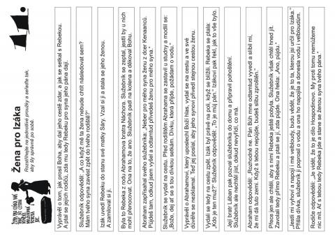 Pracovní list – Izák a Rebeka