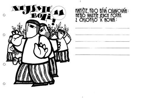 Pracovní list – Nejsme bozi