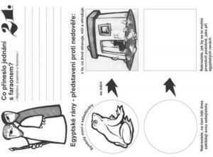 Pracovní list - Mojžíš a Áron jednají s faraonem - st