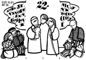 Pracovní list - 22 Proměnění na hoře