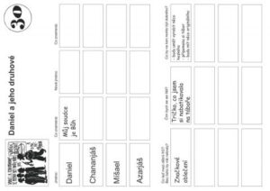 Pracovní list - 30 Daniel a jeho druhové - st