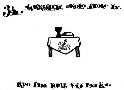 Pracovní list – 34 Jidášova úmluva a poslední večeře