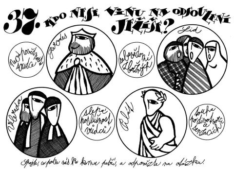 Pracovní list – 37 Ježíš před radou, Pilátem a Herodem