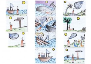 Pracovní list - Jonáš - obrázky k příběhu