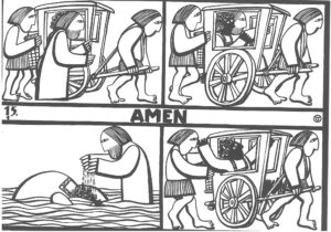 Pracovní list - 15/1 Amen - Křest etiopského dvořana