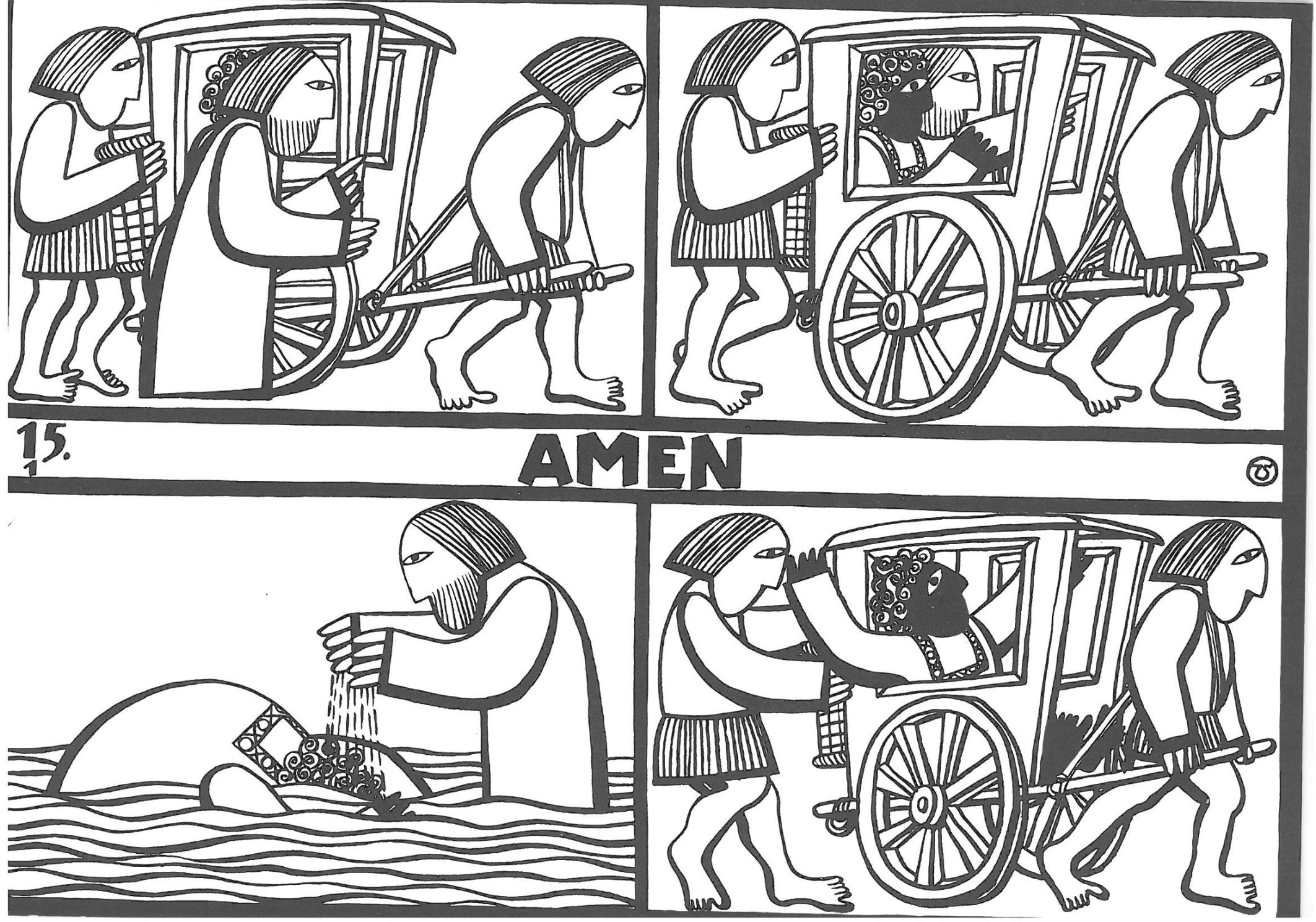 Pracovní list – 15/1 Amen - Křest etiopského dvořana