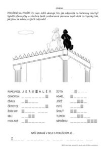 Pracovní list - Pokušení na poušti