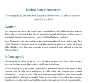 Pracovní list - Postavičky návod
